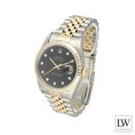Rolex Datejust 36 16233 (1991) - Black dial 36 mm Gold/Steel case (5/8)