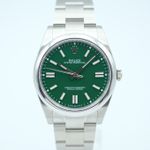 Rolex Oyster Perpetual 41 124300 (2023) - Green dial 41 mm Steel case (4/8)