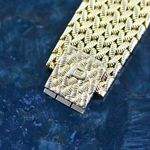 Piaget Vintage 9862 D 3 (1974) - Blue dial 32 mm Yellow Gold case (5/8)