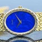 Piaget Vintage 9862 D 3 (1974) - Blue dial 32 mm Yellow Gold case (2/8)