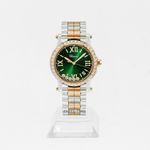 Chopard Happy Sport 278582-6008 (2024) - Groen wijzerplaat 36mm Goud/Staal (1/1)