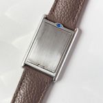 Cartier Tank 2390 (1990) - White dial 25 mm Steel case (5/8)