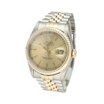 Rolex Datejust 36 16233 (2000) - Champagne dial 36 mm Gold/Steel case (4/8)