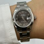 Rolex Lady-Datejust 279160 (2024) - Grey dial 28 mm Steel case (8/8)