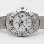 Rolex Explorer II 16570 (2000) - Wit wijzerplaat 40mm Staal (6/8)