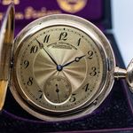 A. Lange & Söhne Vintage pocket watch Savonnette (1912) - Goud wijzerplaat 1 ATM Geelgoud (1/8)