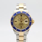 Rolex Submariner Date 16613 (2000) - Gold dial 40 mm Gold/Steel case (1/8)