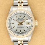 Rolex Lady-Datejust 69173 (1995) - Silver dial 26 mm Gold/Steel case (1/8)