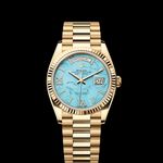Rolex Day-Date 36 128238 (2022) - Blue dial 43 mm Yellow Gold case (1/1)