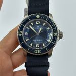 Blancpain Fifty Fathoms 5015-12B40-NAOA (2024) - Blauw wijzerplaat 45mm Titanium (5/8)