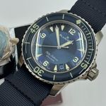 Blancpain Fifty Fathoms 5015-12B40-NAOA (2024) - Blue dial 45 mm Titanium case (1/8)