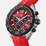 TAG Heuer Formula 1 Quartz CAZ101AN.FT8055 (2024) - Rood wijzerplaat 43mm Staal (1/1)