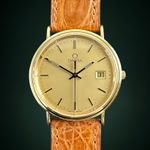 Omega Vintage 196.7500 (1998) - Gold dial 33 mm Yellow Gold case (1/8)