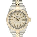 Rolex Lady-Datejust 69173 (1995) - White dial 26 mm Gold/Steel case (2/8)