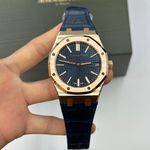 Audemars Piguet Royal Oak Selfwinding 15510OR.OO.D315CR.02 (2023) - Blue dial 41 mm Rose Gold case (7/8)