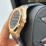 Audemars Piguet Royal Oak Selfwinding 15510OR.OO.D315CR.02 (2023) - Blue dial 41 mm Rose Gold case (4/8)