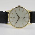 Omega Vintage 14715 2 (1961) - White dial 34 mm Yellow Gold case (2/4)
