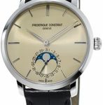 Frederique Constant Manufacture Slimline Moonphase FC-705BG4S6 (2026) - Champagne dial 42 mm Steel case (1/3)