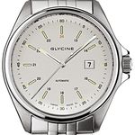 Glycine Vintage 3890.11-M (2017) - Silver dial 43 mm Steel case (1/3)