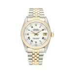 Rolex Datejust 31 68273 (1991) - White dial 31 mm Gold/Steel case (2/8)