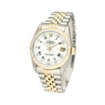 Rolex Datejust 31 68273 (1991) - White dial 31 mm Gold/Steel case (3/8)