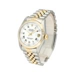 Rolex Datejust 31 68273 (1991) - White dial 31 mm Gold/Steel case (4/8)