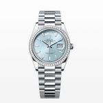 Rolex Day-Date 36 128396TBR (2023) - Blue dial 36 mm Platinum case (1/1)