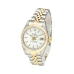 Rolex Lady-Datejust 69173 (1994) - White dial 26 mm Gold/Steel case (4/8)