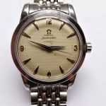 Omega Seamaster 2577-2 (1952) - Wit wijzerplaat 35mm Staal (4/8)