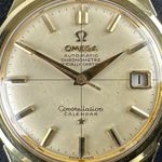 Omega Constellation 2943 (1958) - White dial 35 mm Gold/Steel case (8/8)