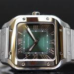 Cartier Santos WSSA0061 (2025) - Green dial 35 mm Steel case (2/5)