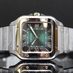 Cartier Santos WSSA0061 (2025) - Green dial 35 mm Steel case (1/5)