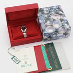 Rolex Oyster Perpetual 76080 (2001) - Zwart wijzerplaat 27mm Staal (8/8)