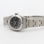 Rolex Oyster Perpetual 76080 (2001) - Zwart wijzerplaat 27mm Staal (6/8)
