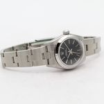 Rolex Oyster Perpetual 76080 (2001) - Zwart wijzerplaat 27mm Staal (5/8)