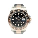 Rolex GMT-Master II 126711CHNR (2021) - Black dial 40 mm Gold/Steel case (2/8)