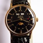 Zodiac Vintage 743.908 (1962) - Black dial 34 mm Gold/Steel case (4/8)