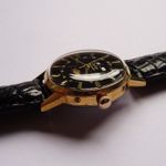 Zodiac Vintage 743.908 (1962) - Black dial 34 mm Gold/Steel case (6/8)