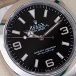 Rolex Explorer 124270 (2023) - Zwart wijzerplaat 36mm Staal (2/8)