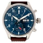 IWC Pilot Chronograph IW388101 (2023) - Blauw wijzerplaat 41mm Staal (1/7)