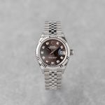 Rolex Lady-Datejust 279174 (2021) - Grey dial 28 mm White Gold case (1/8)
