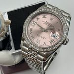 Rolex Datejust 36 126284RBR (2024) - Roze wijzerplaat 36mm Staal (1/8)