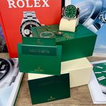Rolex Oyster Perpetual 41 124300 (2024) - Groen wijzerplaat 41mm Staal (8/8)