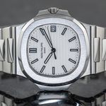 Patek Philippe Nautilus 5711/1A-011 (2019) - Wit wijzerplaat 40mm Staal (3/8)