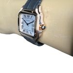 Cartier Santos WGSA0028 (2024) - Silver dial 35 mm Rose Gold case (3/8)