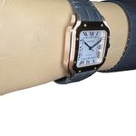 Cartier Santos WGSA0028 (2024) - Silver dial 35 mm Rose Gold case (4/8)