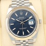 Rolex Datejust 41 126334 (2023) - Blue dial 41 mm Steel case (1/8)