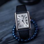 Cartier Tank WSTA0040 (2021) - Silver dial 41 mm Steel case (1/5)