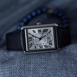 Cartier Tank WSTA0040 (2021) - Silver dial 41 mm Steel case (3/5)