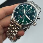 IWC Pilot Chronograph IW378006 (2023) - Groen wijzerplaat 43mm Staal (6/8)